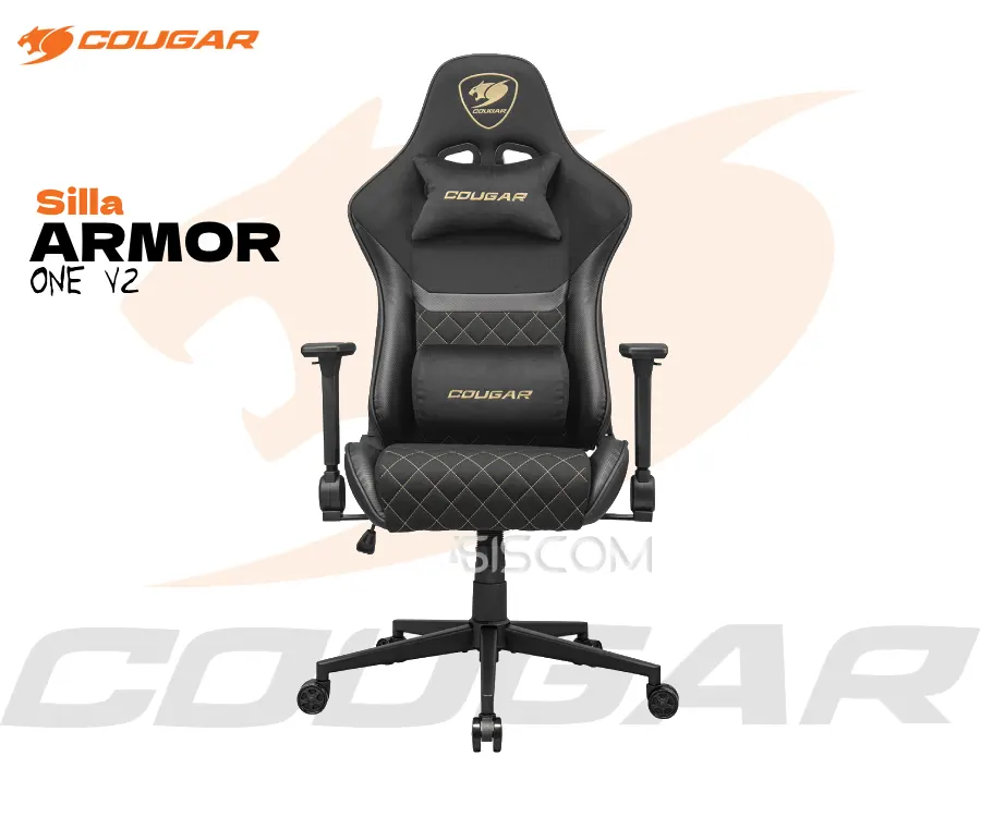 SILLA Gaming COUGAR ARMOR ONE V2 GOLD F Dorado